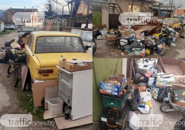 Купища боклук превземат голяма част от улица в квартал Остромила