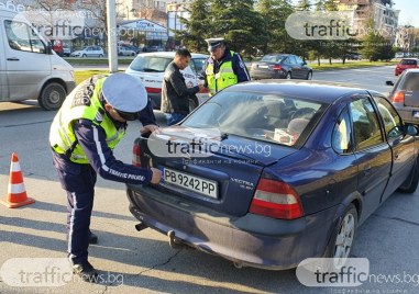 Пиян шофьор беше спипан от полицията преди минути на Цариградско