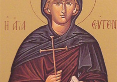 На 24 декември Православната църква почита паметта на Света мъченица Евгения