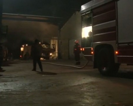 Лумна пожар в една от най-големите фабрики за пелети у нас