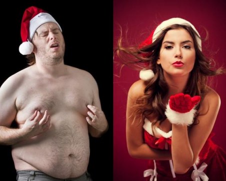 Разликите между коледните костюми на мъжете и жените