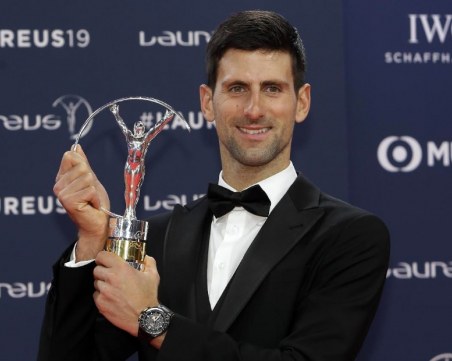 Новак Джокович е Спортист на Европа за 4-ти път