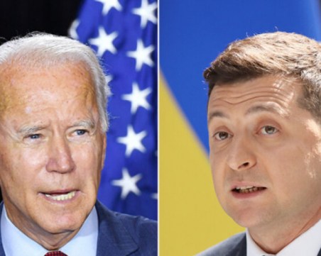 Байдън към Зеленски: Ще действаме решително, ако Русия нахлуе в Украйна