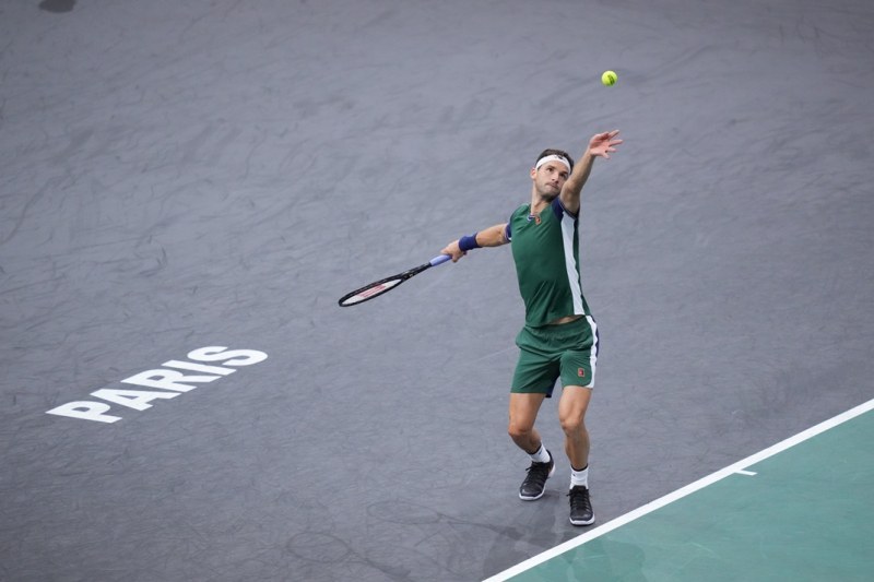 Най-добрият български тенисист Григор Димитров ще изиграе утре сутринта първия