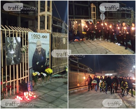 Две години от убийството: Бултрасите почетоха паметта на Тоско Бозаджийски с факли и песни