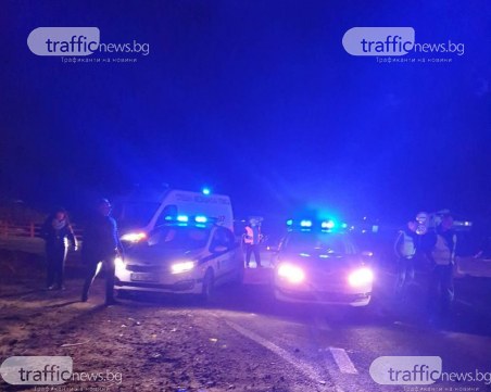 Две катастрофи на Околовръстното на Пловдив! Една от колите се е обърнала