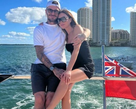 Семейство Бекъм с кадри от гореща почивка в Маями