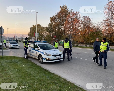 Шофьор се опита да избяга от полицаи в Пловдив, за малко да предизвика катастрофа