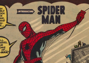 Страница от изданието Тайни войни номер 8 за Спайдърмен беше