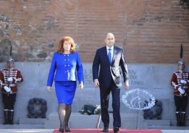 Президентът и вицепрезидентът Румен Радев и Илияна Йотова ще положат