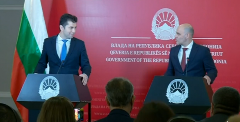 Петков и Ковачевски с първи думи след срещата в Скопие
