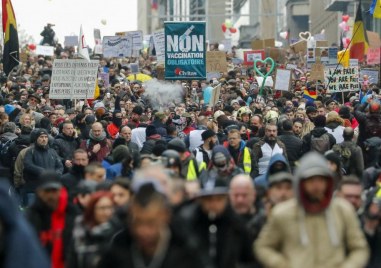 Около 50 000 души се събраха на протест в Брюксел