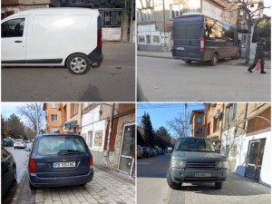 Погазване на закони и тротоари в Пловдив: Автомобили ежедневно барикадират гараж в Гагарин
