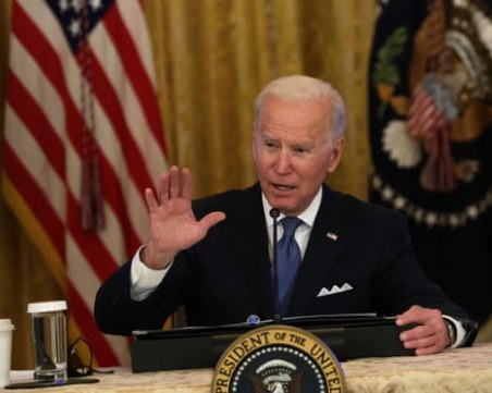 Байдън разговаря с лидерите на ЕС за кризата в Украйна