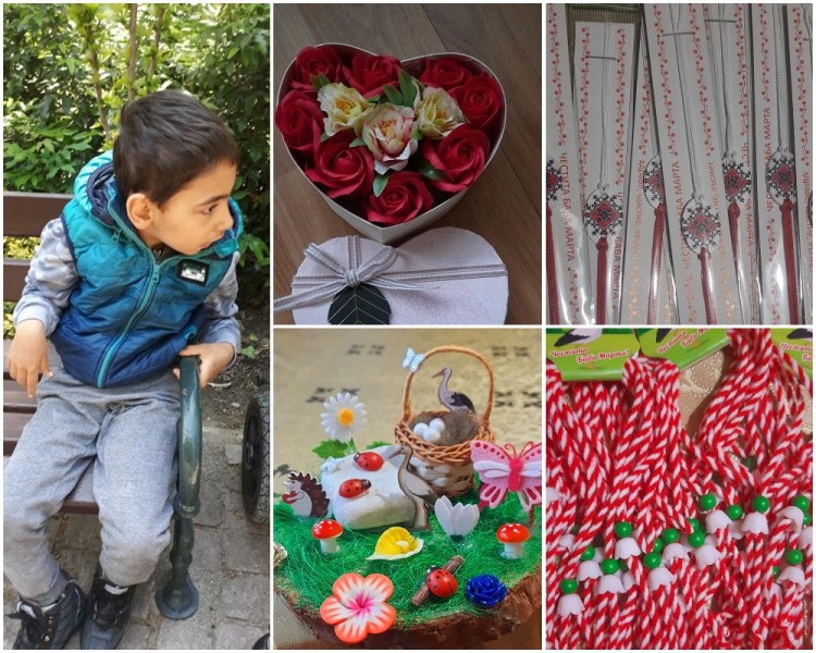 Семейство от Пловдив продава мартенички, за да помогне на болния си син