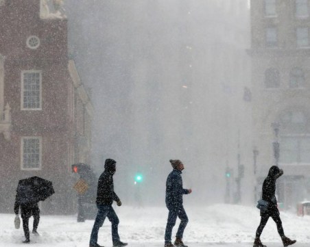 Снежна буря уби жена в Дания