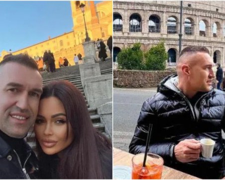 Мартин Камбуров и любимата му на романтична ваканция в Рим