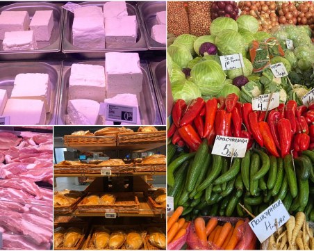 Шопската салата настига пържолата - 4 лв. домати, 6 лв. краставици, 12 лв. сирене