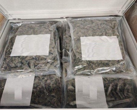 Високо напрежение! Митничари откриха над 17 кг марихуана в електрически табла