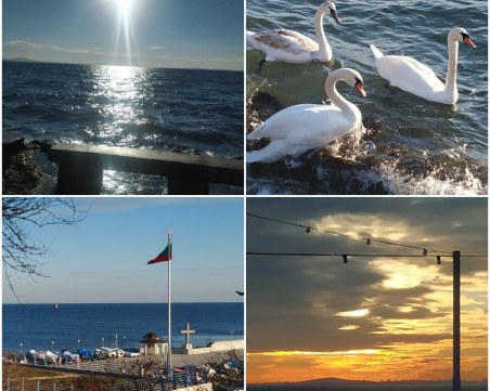 На море през зимата: Пустите улици откриват гледка към голямото синьо