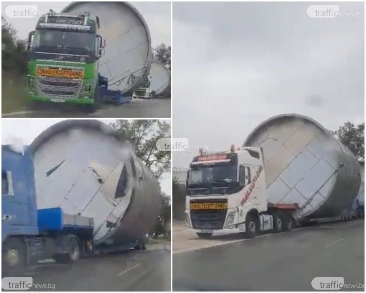 Камиони с огромни съоръжения потеглят днес по Околовръстното на Пловдив и АМ 