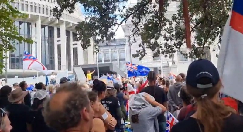 Конвоят на свободата блокира и парламента на Нова Зеландия