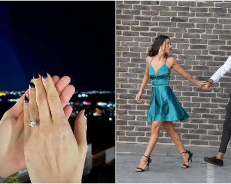 Младеж поиска ръката на любимата си със светлинно шоу в Асеновград