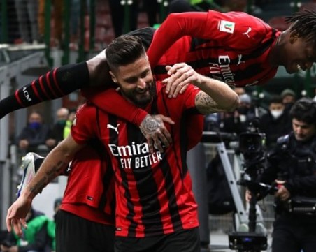 Милан на полуфинал след победата над Лацио