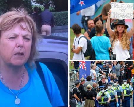 Протестираща в Нова Зеландия: Напускам съпруга си, защото се ваксинира с бустерна доза