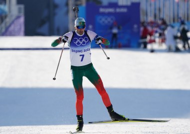 Българският биатлонист Владимир Илиев завърши на най предно място на спринта