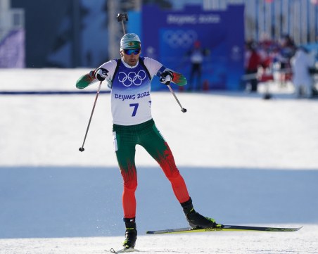 Владимир Илиев 31-и на спринта на 10 км. в биатлона