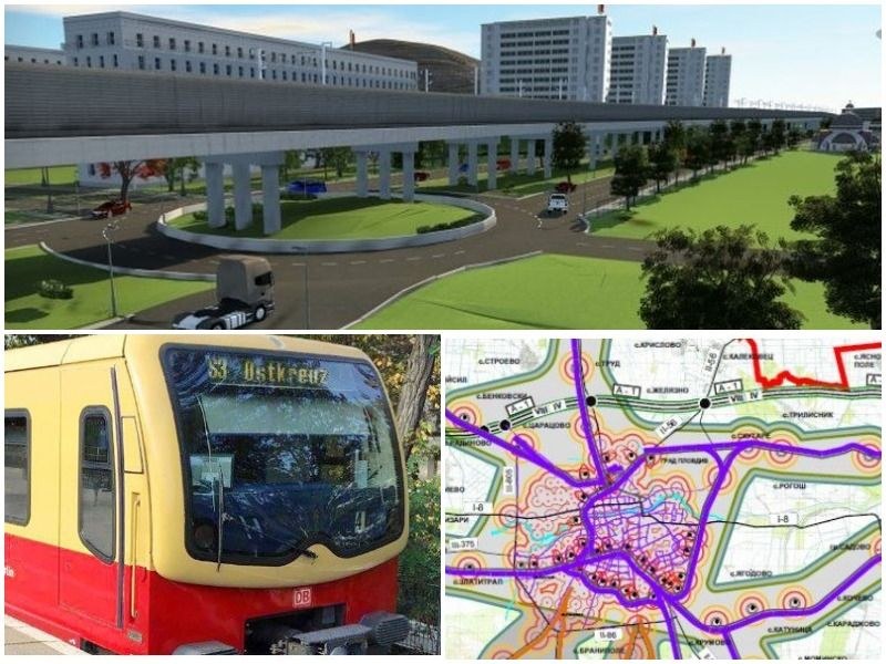 Проектът за S-Bahn на Пловдив: 6 линии до 11 населени места, без прелези по 