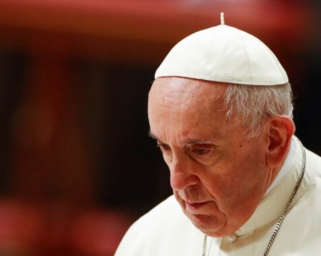 Папата се помоли за мир в Украйна