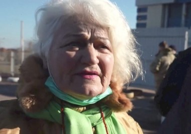 78 годишна украинка се подготвя за руската инвазия в Украйна Валентина