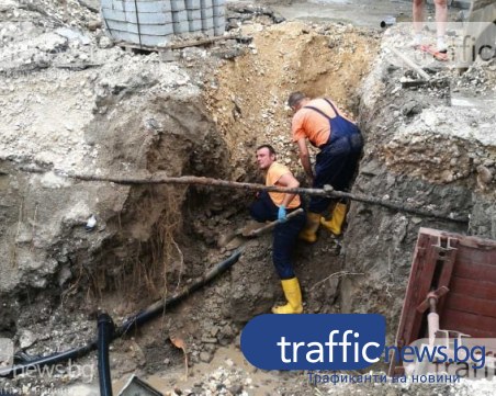 Две ВиК аварии в Пловдив днес