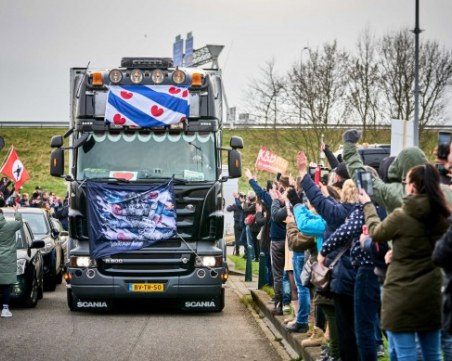 Пристигна конвоя на свободата в Брюксел