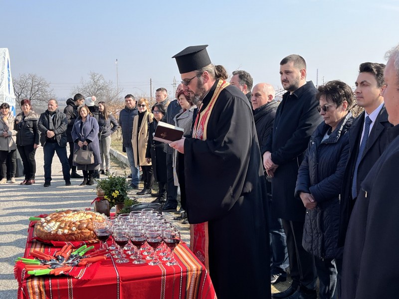 Зарязаха лозите в Брестник, областният управител се включи в празника