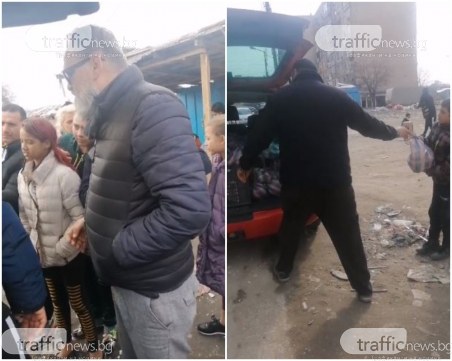 Работещи в Западна Европа раздадоха помощи в 