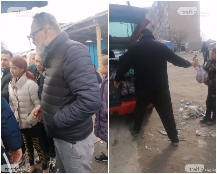 Работещи в Западна Европа раздадоха помощи в