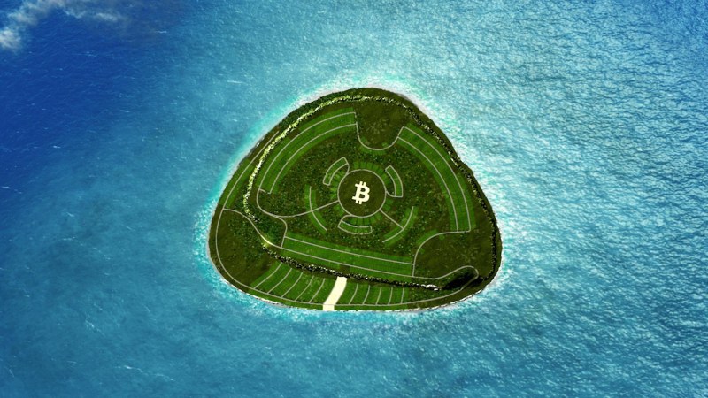 Британец си купи остров, ще строи биткойн град