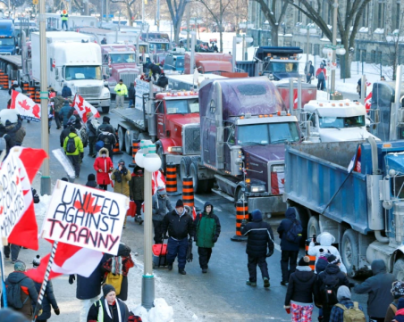 Полицията използва сила срещу последните демонстранти в Отава
