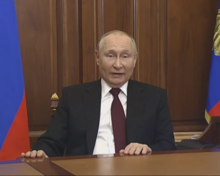 Путин: Признаваме Донецка и Луганска, Украйна не е държава, а колония