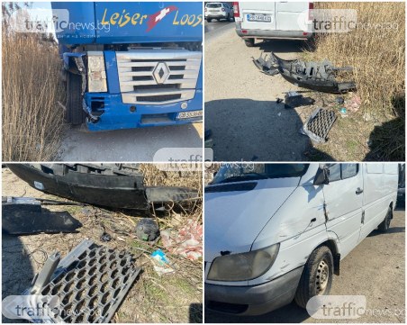 Тежка катастрофа на Околовръстното! Джип е с размазана предница