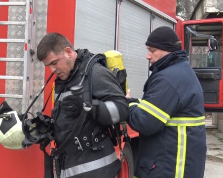 60-годишен мъж е обгазен при пожар край Пловдив