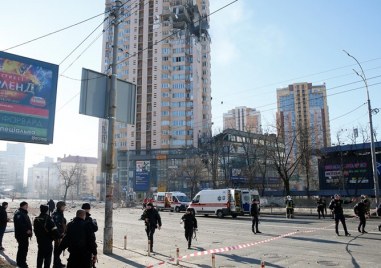 Районът югозападно от Киев е бил ударен тази сутрин от