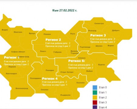 Регионът на Пловдив първи минава в Етап 1 до дни