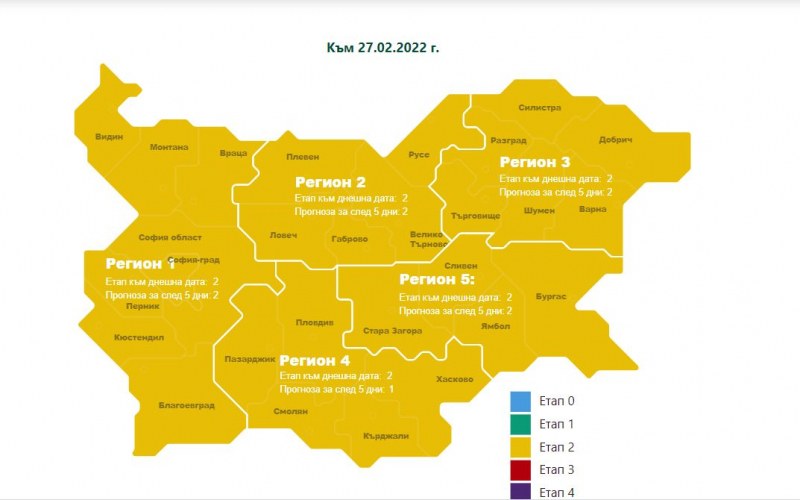 Регионът на Пловдив първи минава в Етап 1 до дни