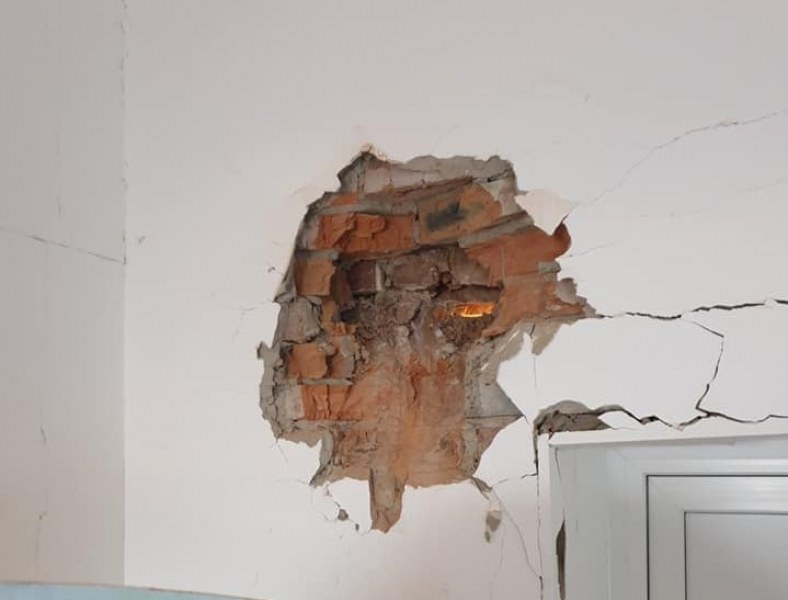 В родилен дом край Киев попадна руски снаряд
