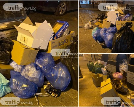 Без промяна! Контейнери на главната продължават да преливат от боклуци