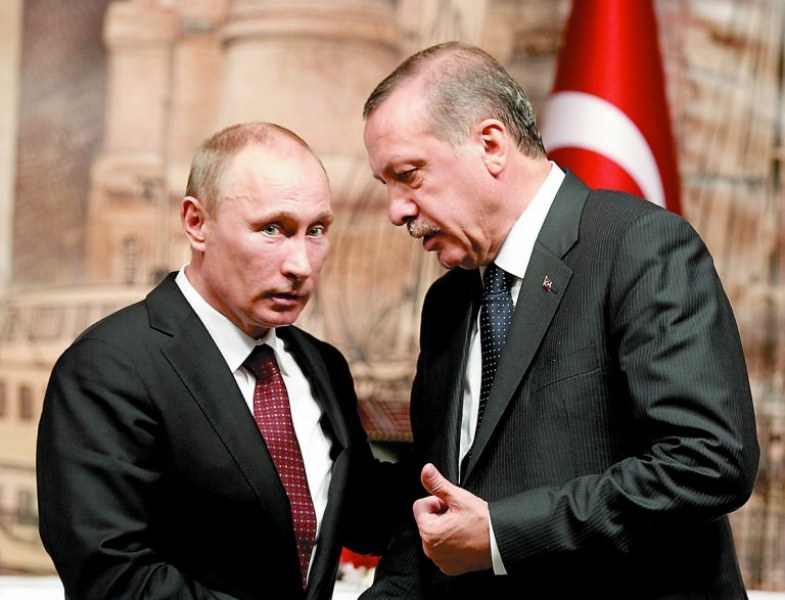 Турският президент Реджеп Ердоган в телефонния разговор с Владимир Путин